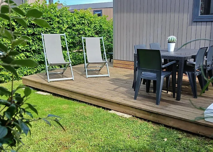 Mobil-home 3 Avec Piscine Chauffee, Proche Et Commerces - Fr-1-361a-16 瑞卢维尔莱潘